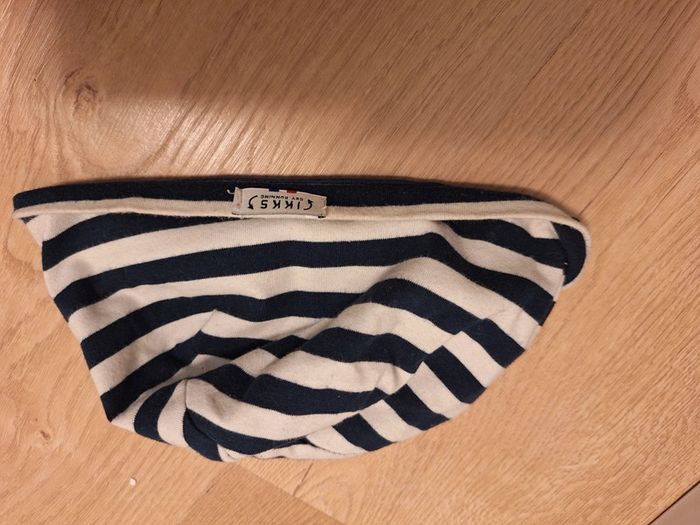 Chapeau bonnet enfant réversible IKKS - photo numéro 2