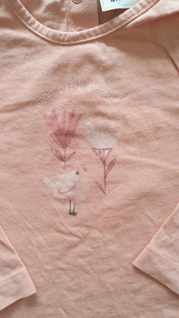 Lot de 4 tee-shirts manches longues 18 mois - photo numéro 5