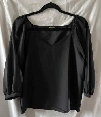 Blouse fluide noir