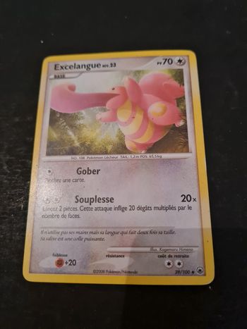 Carte pokémon Excelangue 39/100