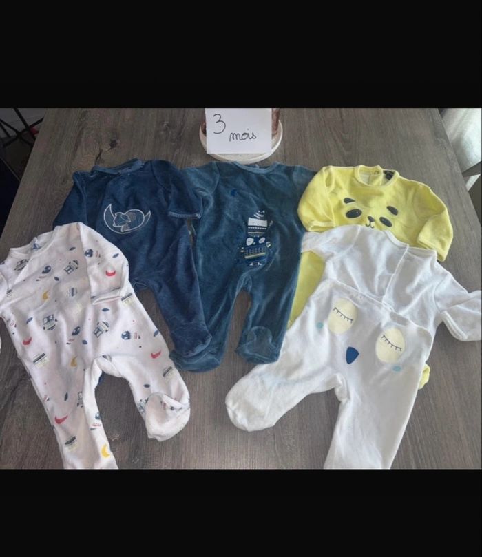 Pyjama garçon 3 mois - photo numéro 3