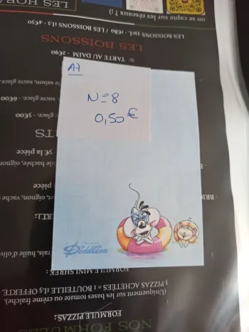 Feuille Diddl A7 8 0,50€