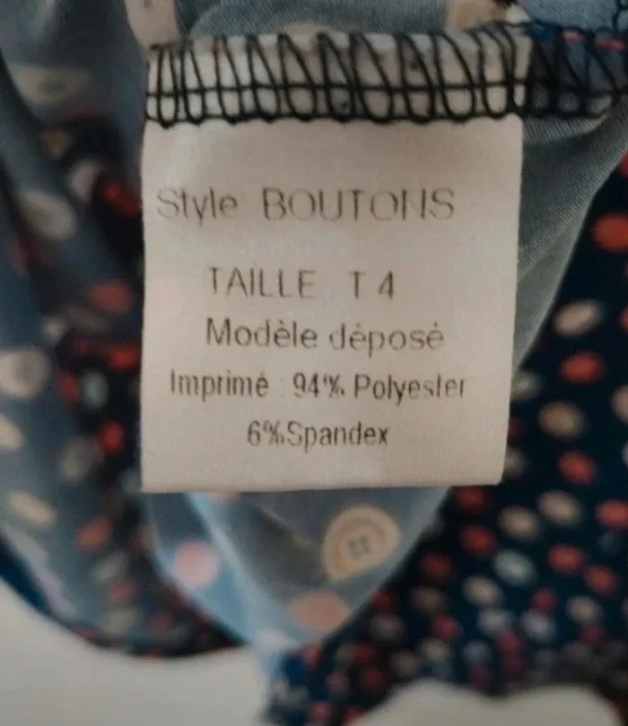 🎈Tunique femme Formul modèle bouton sans manche taille 4 🎈 - photo numéro 4