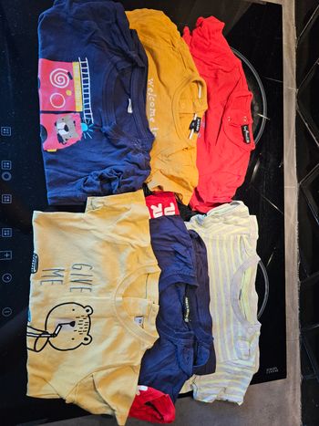 Lot de 6 tee-shirt garçon manche courte