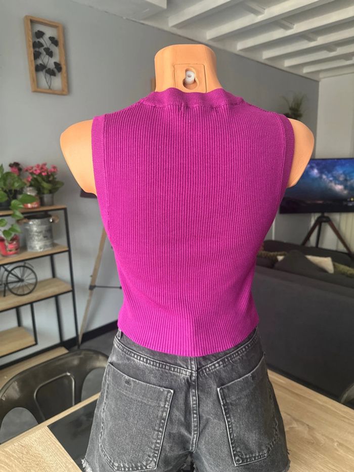 Haut violet pull and bear - photo numéro 2
