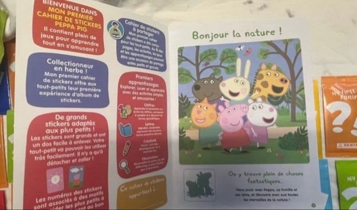 Kit panini albums + sachets de stickers Peppa Pig neufs scellés - photo numéro 7