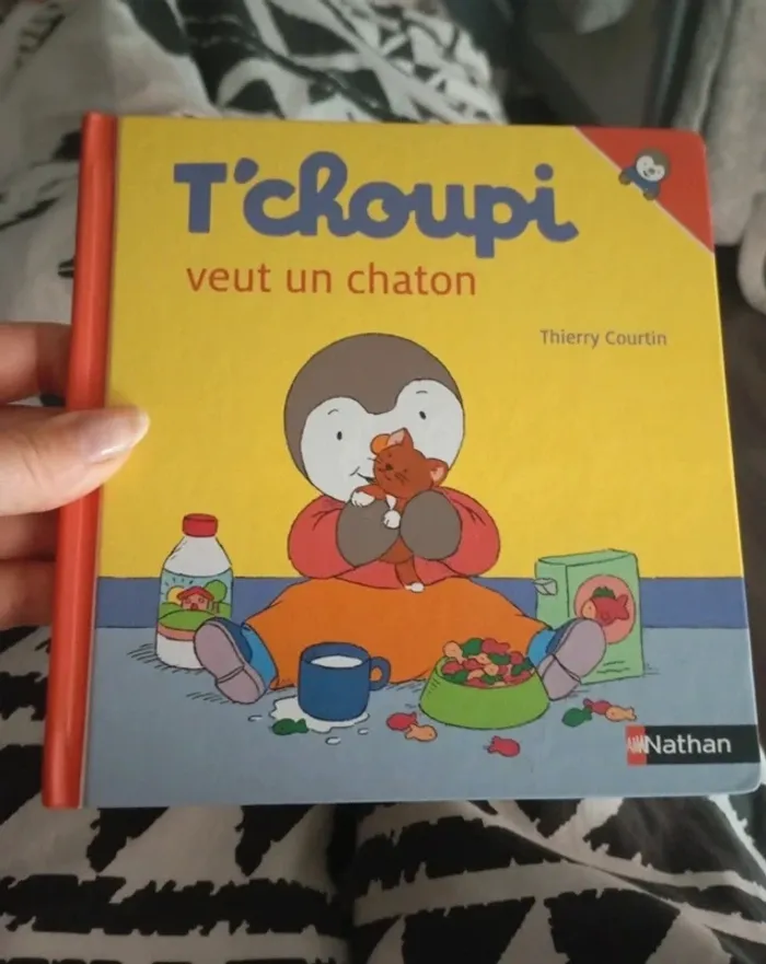Livre T'choupi veut un chaton