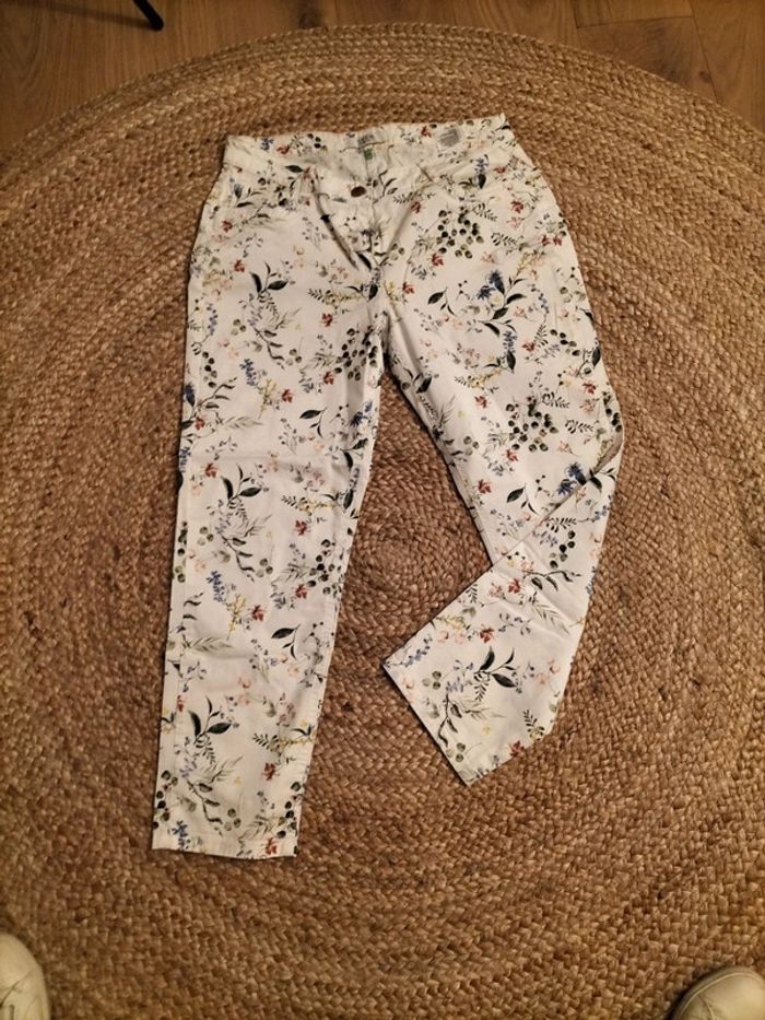 Pantalon fleuri