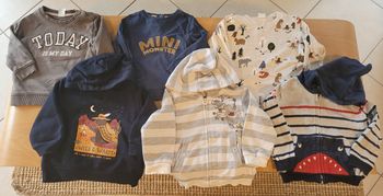 Lot de 6 hauts hiver taille 18 mois