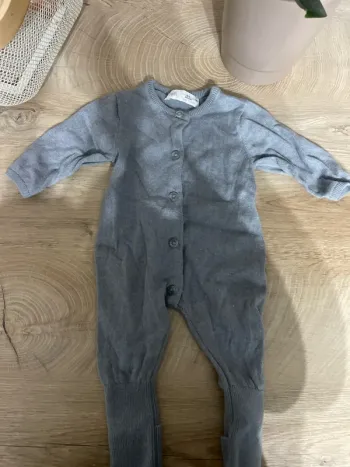 Combi bleue grise Zara