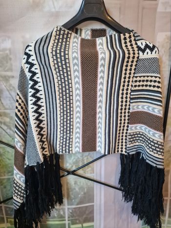 Poncho femme