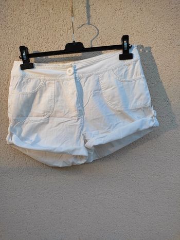 Short blanc la redoute