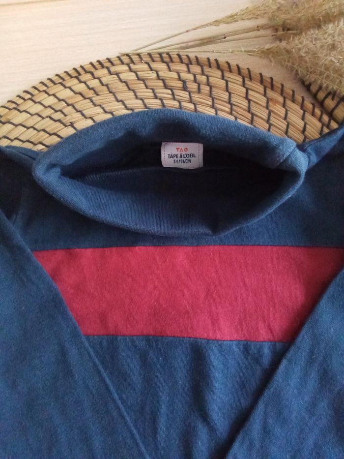 Lot 2 sous-pulls avec rayures Tape à l'oeil taille 3 ans - photo numéro 3