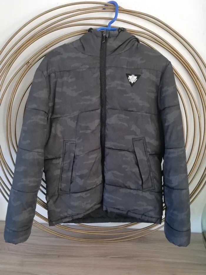 doudoune reversible IKKS camouflage T12 ans