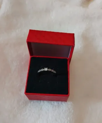 Bague 💍 des fiançailles en argent vrais taille 52