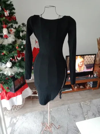 Robe pull noir