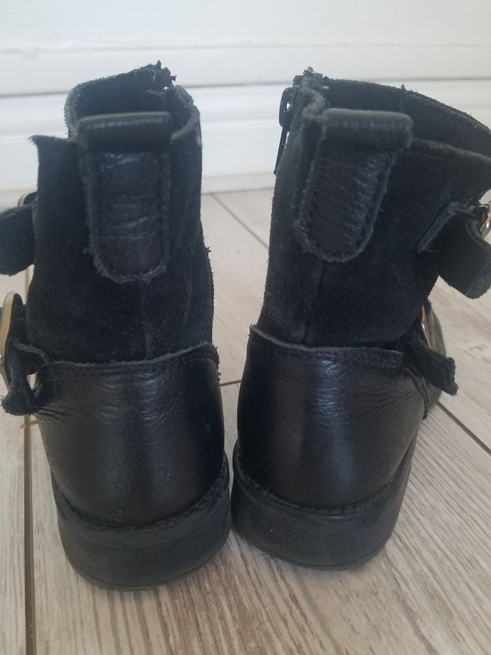 Bottines fille  en cuir André noir t 32 - photo numéro 7