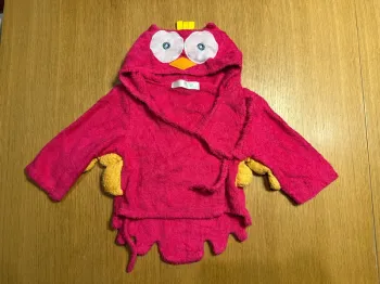 Peignoir rose hiboux