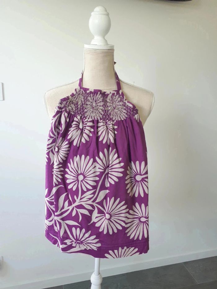 12 € Jolie robe Vertbaudet dos nu