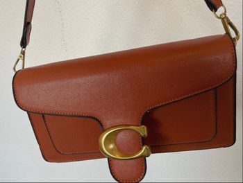 Sac pochette fauve