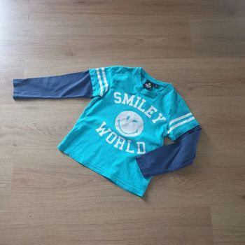 💚 Tee-shirt ML 6 ans Smiley #emyfleury_6ansgarçon