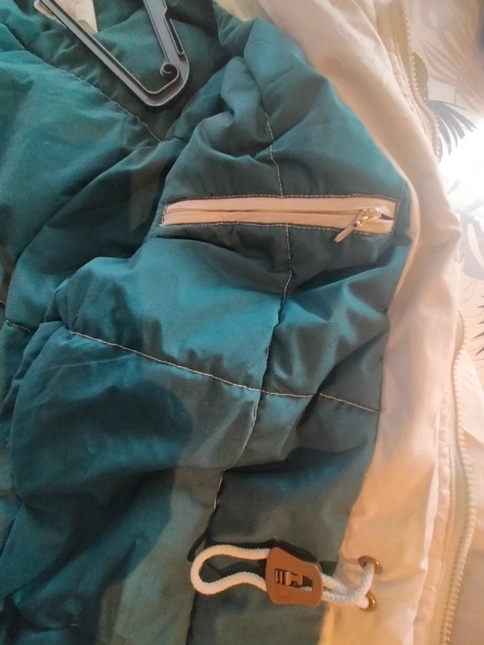 Veste blouson homme T 46 beige et vert - photo numéro 17