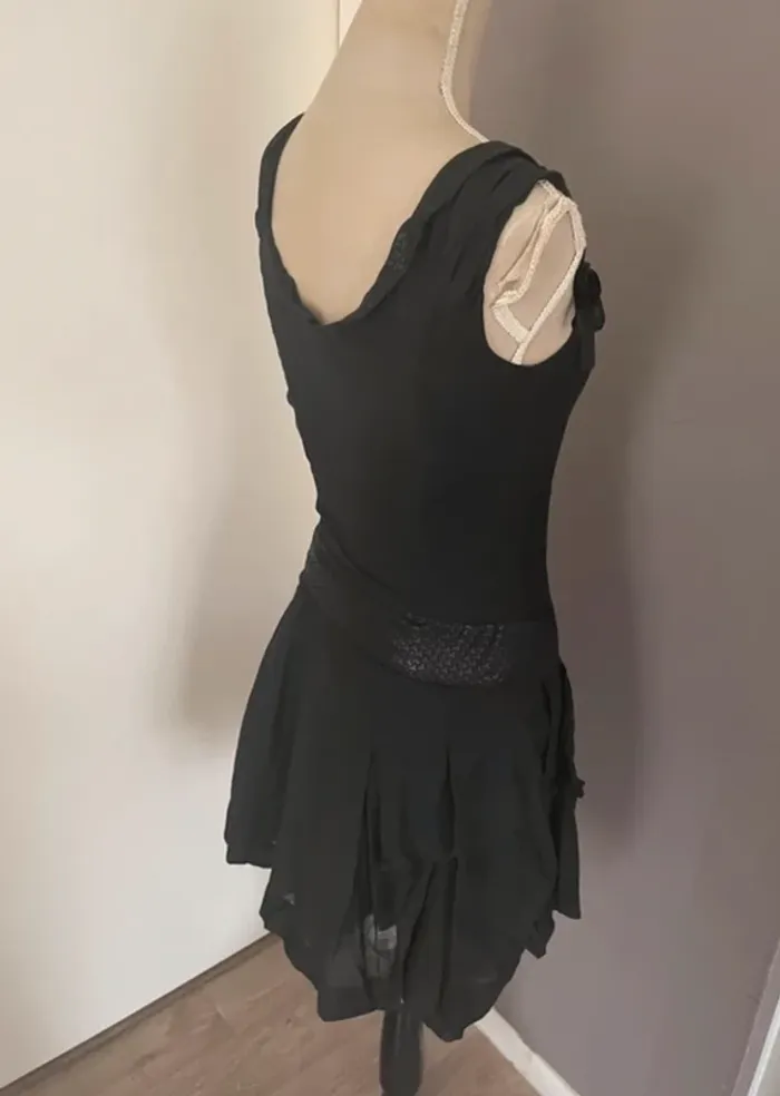 Chattawak robe noire habillée femme taille 34 - photo numéro 4