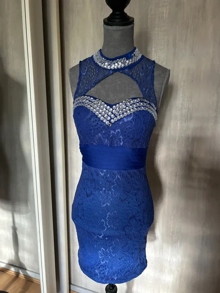 Robe bleue été