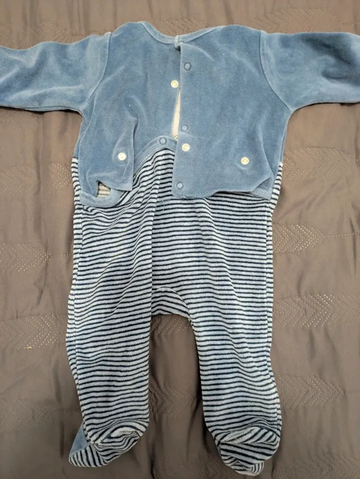 Pyjama bleu 3 mois - photo numéro 3