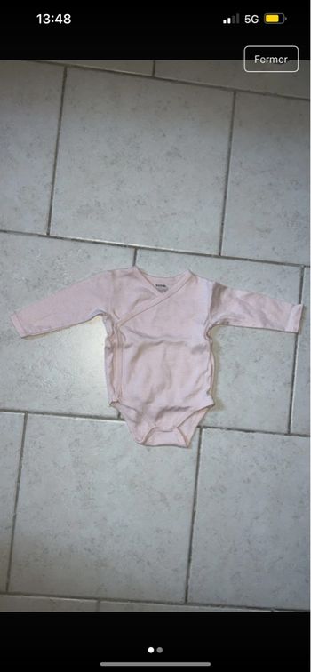 Bodie  long bébé ouverture avant