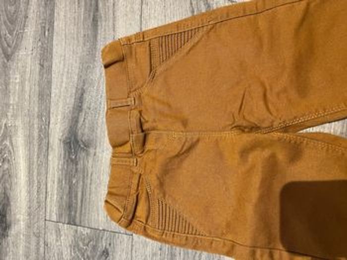 Pantalon fille couleur moutarde - photo numéro 2