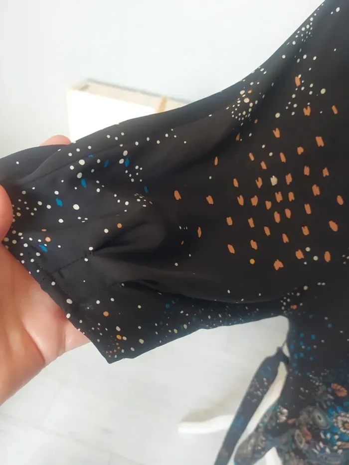 Robe tunique noire à motif Cache Cache - photo numéro 3