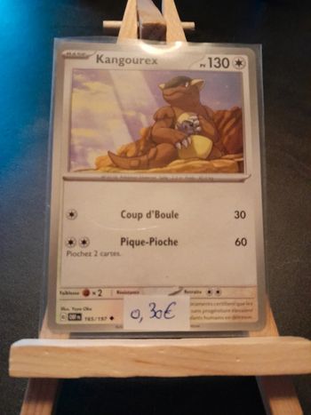 Carte Pokémon Kangourex 165/197