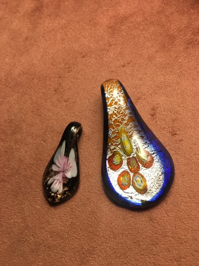 Pendentif en verre soufflé - photo numéro 2