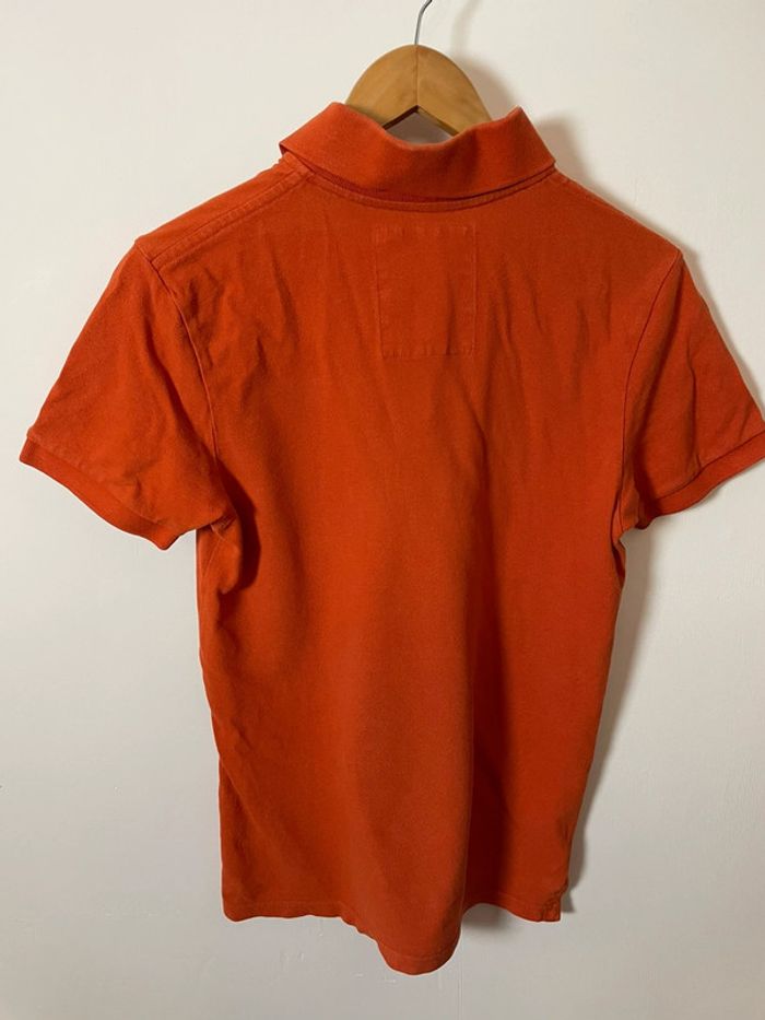 Polo Hollister – Homme – Taille M – Orange - photo numéro 3