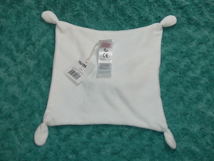 Doudou plat lion blanc écru Du pareil au même dpam 🦁Neuf - photo numéro 3