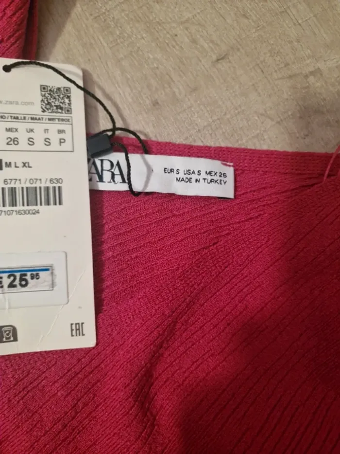 Haut col V zara - photo numéro 4