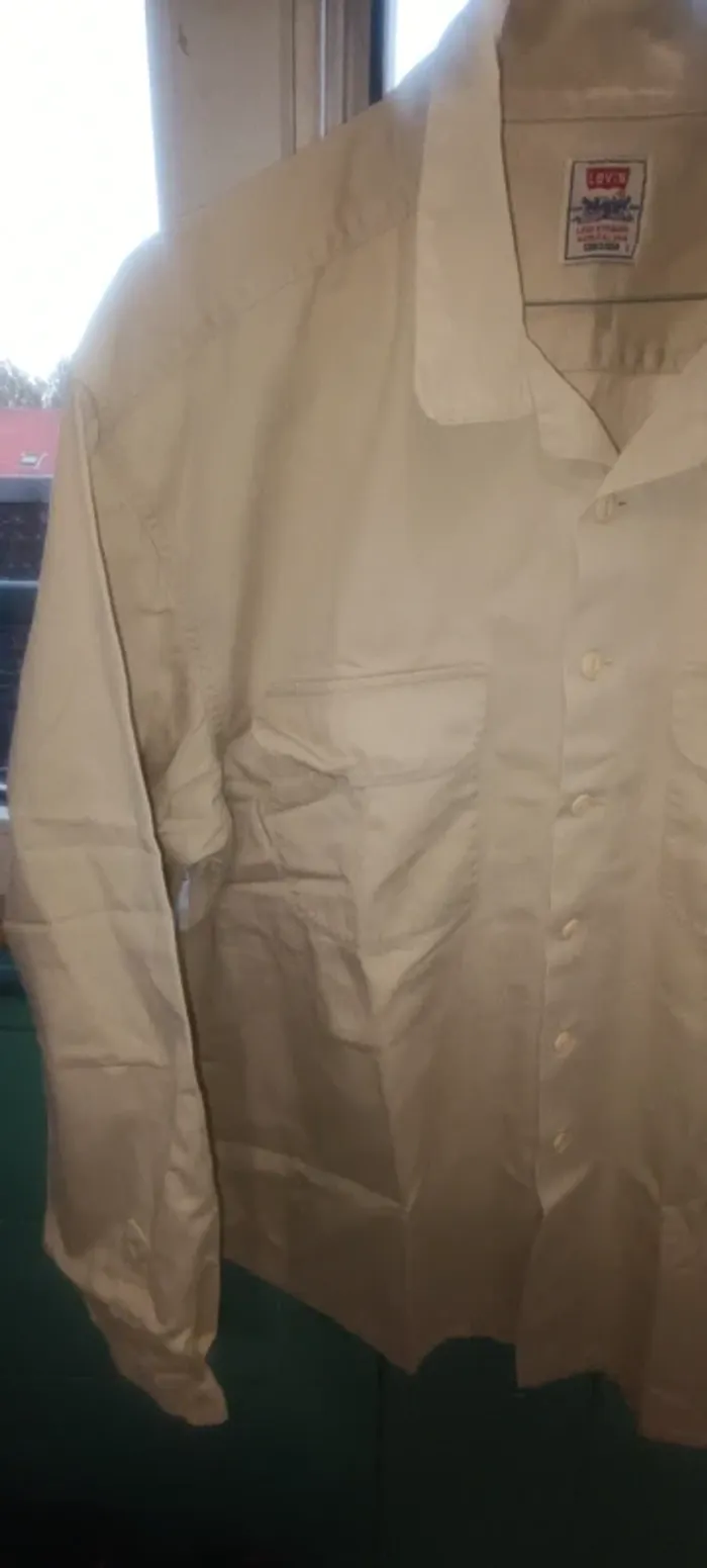 Chemise jean beige Levi's - photo numéro 3