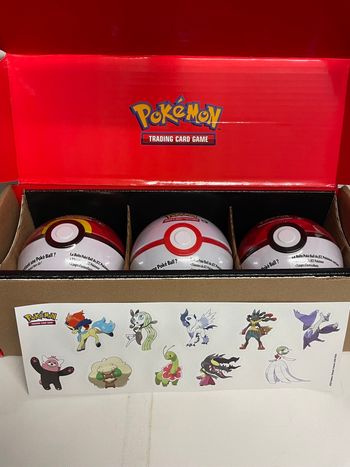 Coffret de 3 Pokeball Pokémon - Neuf sous scellage