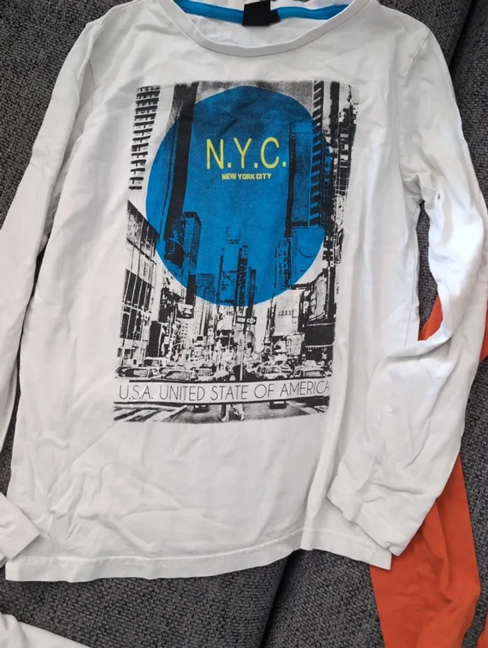 Lot de 6 Tee shirt manches longues - photo numéro 3