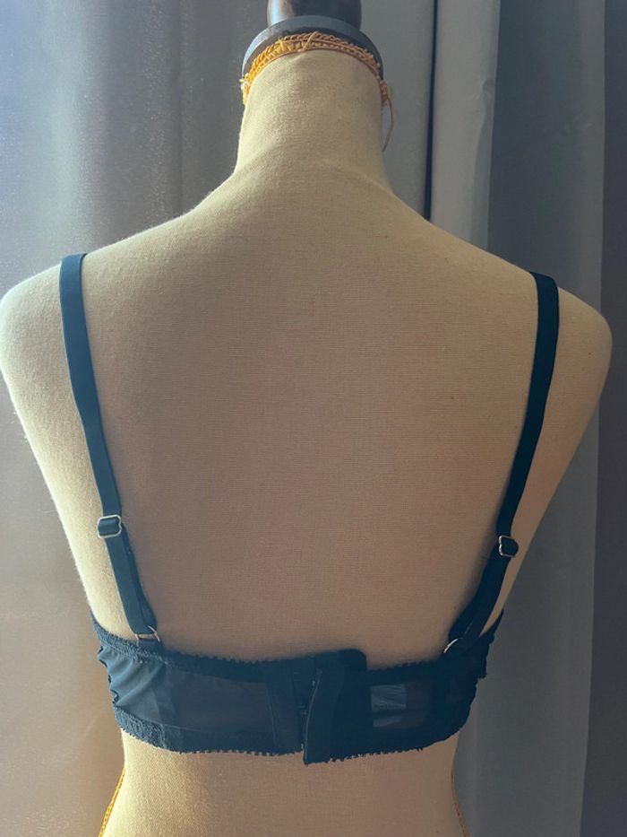 Soutien gorge 100D sexy dentelle cuir - photo numéro 8