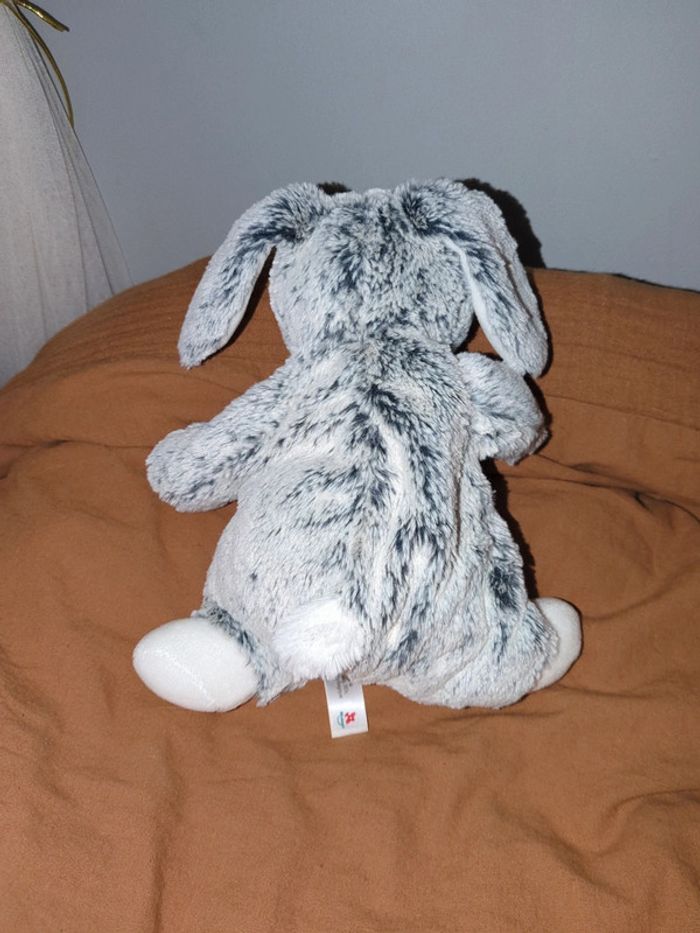 Doudou peluche lapin doux neuf - photo numéro 2