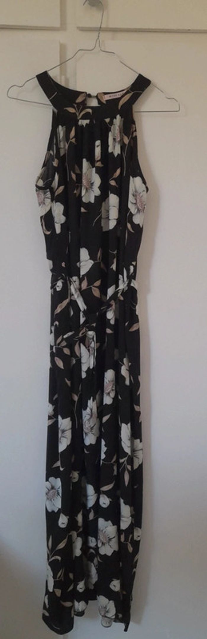 Robe longue fleurie sans manches - photo numéro 6