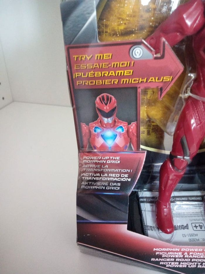 Power rangers rouge a fonction - photo numéro 2