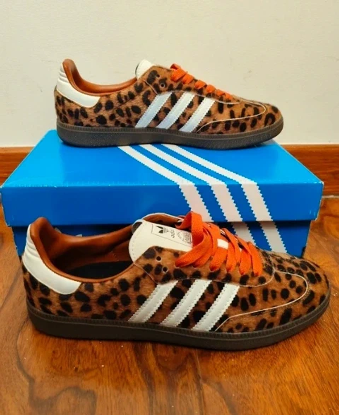 Adidas Samba Preloved Léopard Rouge 40 - photo numéro 3
