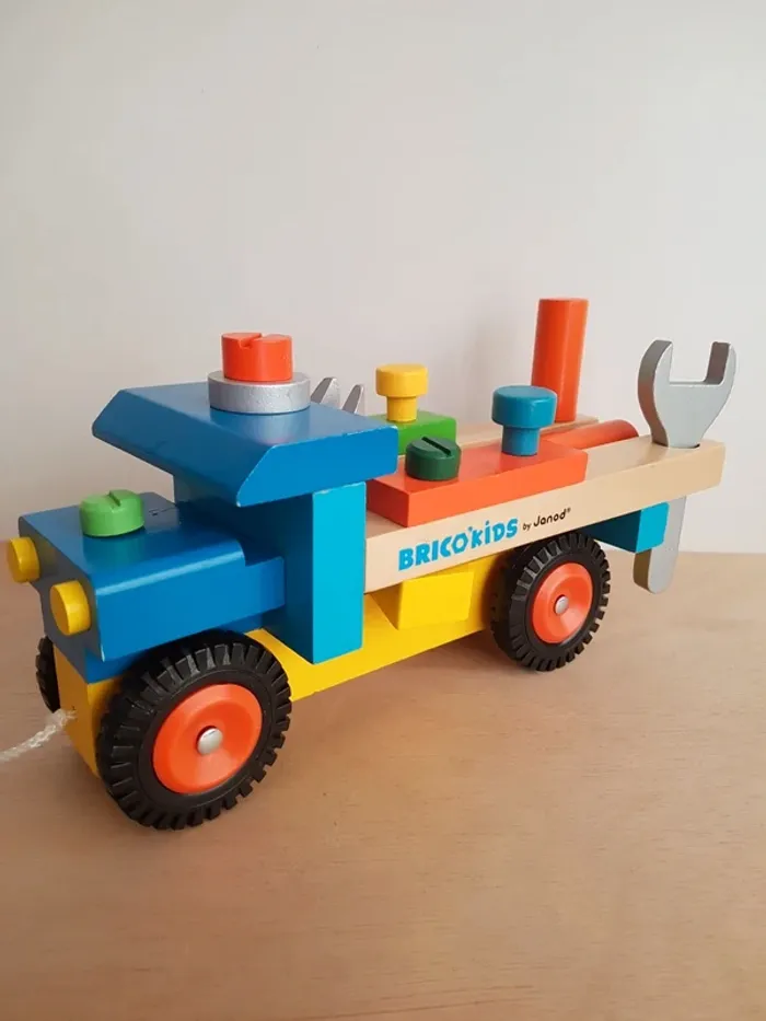 Janod Camion Brico'kids outils en bois bricolage - photo numéro 2