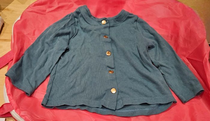 Chemise / petit gilet petit bateau , 18 mois, 81cm