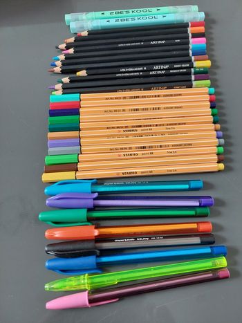 Lot crayon