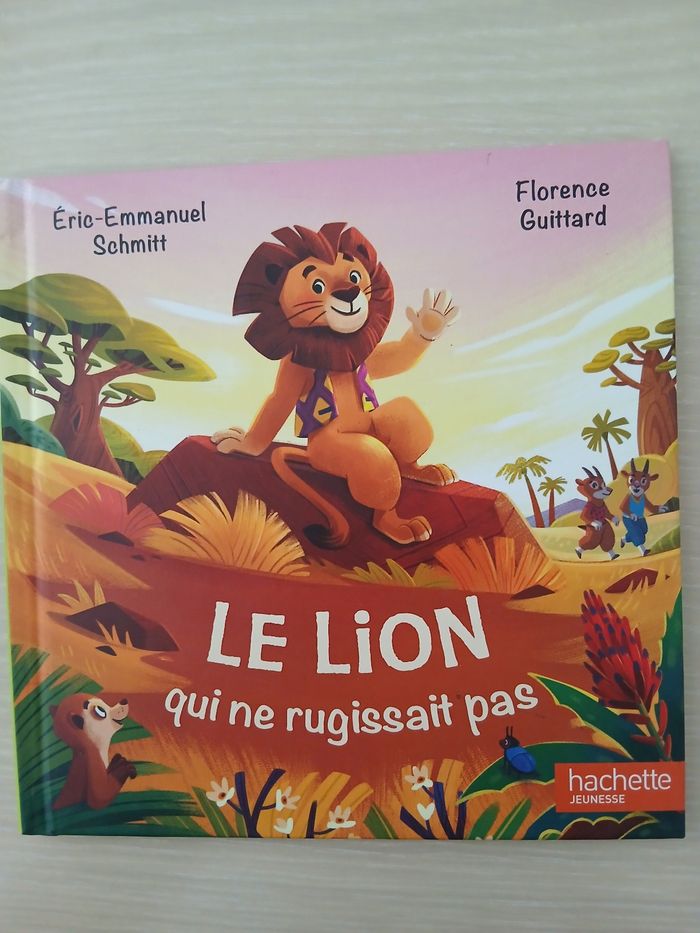 Livre pour enfant d histoire le lion qui ne rugissait pas - photo numéro 3