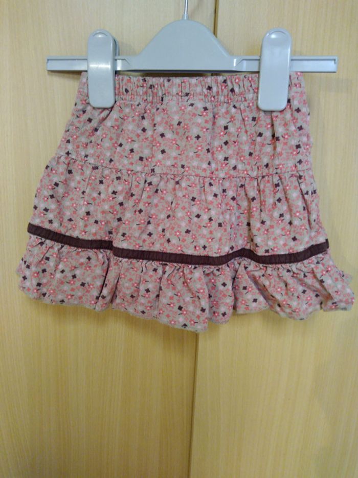 Jupe En Velours Mini Adelie Taille 12 Mois - photo numéro 2